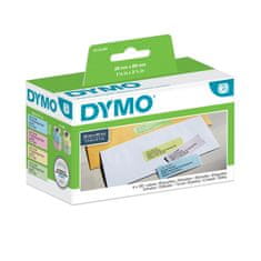 Dymo etikete, sortiranih barv, 28 x 89 mm