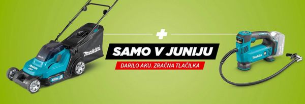  Makita: DARILO akumulatorska zračna tlačilka DMP180Z