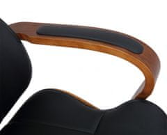 BHM Germany Pisarniški stol Melilla, umetno usnje, oreh / črna