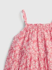 Gap Dojenčki Obleka gauze tiered floral dress 18-24M