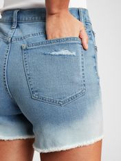 Gap Jeans Kratke hlače 4" high rise grange dip dye shorts 24REG
