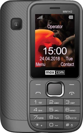 MaxCom MM142 mobilni telefon, siv