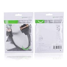 Ugreen adapter DVI 24+5 pin - HDMI F/M 22cm, črna