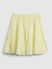 Gap Otroška Krilo teen tiered skirt 10