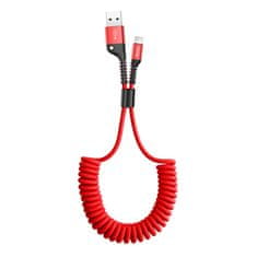 BASEUS Fish Eye kabel USB Type-C/2A, 1 m, rdeč