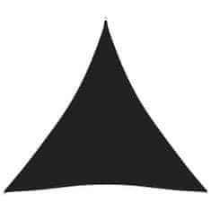 Vidaxl Senčno jadro oksford blago trikotno 6x6x6 m črno