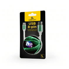 CABLEXPERT LED osvetljen kabel USB na Apple Lightning 1m