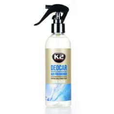 K2 osvežilec zraka v pršilu DEOCAR BLUE OCEAN, 250 ml