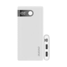 DUDAO K9Pro Power Bank 10000mAh 2x USB 2A, belo