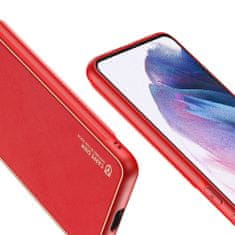 Dux Ducis Yolo usnje ovitek za Samsung Galaxy S21 Plus 5G, rdeča