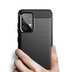 MG Carbon Case Flexible silikonski ovitek za Samsung Galaxy A52 5G/4G, črna