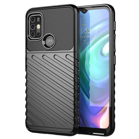 MG Thunder silikonski ovitek za Motorola Moto G30 / Moto G10, črna