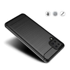 MG Carbon Case Flexible silikonski ovitek za Samsung Galaxy A12 / M12, črna