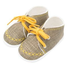 NEW BABY Otroške superge jeans mustard 3-6 m - 3- 6 m