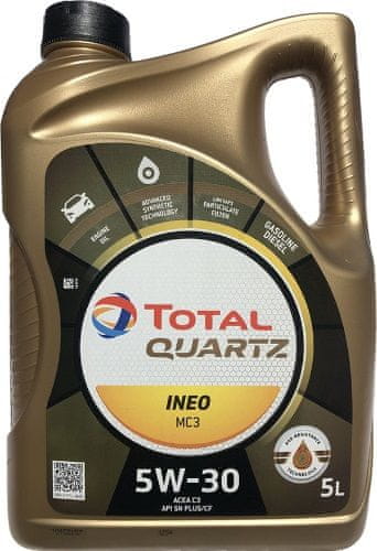 Total motorno olje Quartz INEO MC3 5W-30, 5l