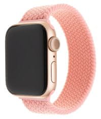 FIXED Nylon Strap pašček za Apple Watch 38/40mm, velikost XL, najlonski, roza (FIXENST-436-XL-PI)