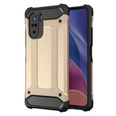 slomart hibridni oklepni ovitek xiaomi redmi k40 pro+ / k40 pro / k40 / poco f3 gold