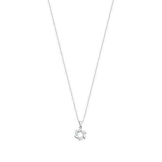 Lotus Silver Brezčasna srebrna ogrlica s cirkoni LP3188-1 / 1 (verižica, obesek)
