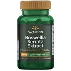 Swanson Boswellia Serrata Extract, 125 mg, 60 zeliščnih kapsul