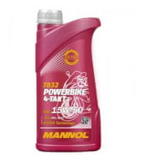 Mannol motorno olje 4-Takt Powerbike 15W-50, 1 l