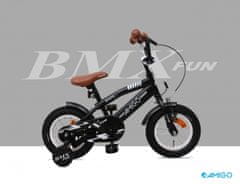 Amigo BMX Fun otroško kolo za fante, 12", črn