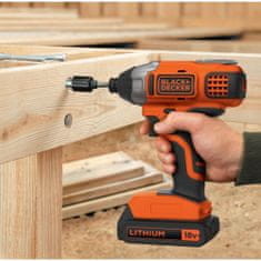 Black+Decker akumulatorski udarni vrtalnik BDCIM18N