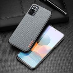 slomart ovitek dux ducis fino prevlečen z najlonskim materialom za xiaomi redmi note 10 pro siv