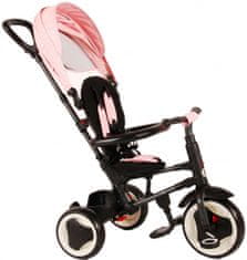 Qplay Rito Deluxe Junior tricikel, črno roza