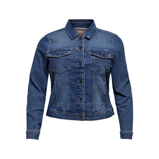 Only Carmakoma Ženska jakna CARWESPA 15224741 Srednje Blue Denim