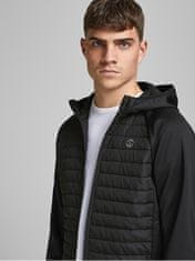 Jack&Jones Moška jakna JJEMULTI 12182242 Black (Velikost M)