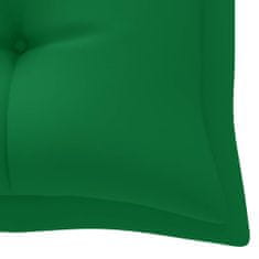 Vidaxl Blazina za gugalnico zelena 180 cm blago