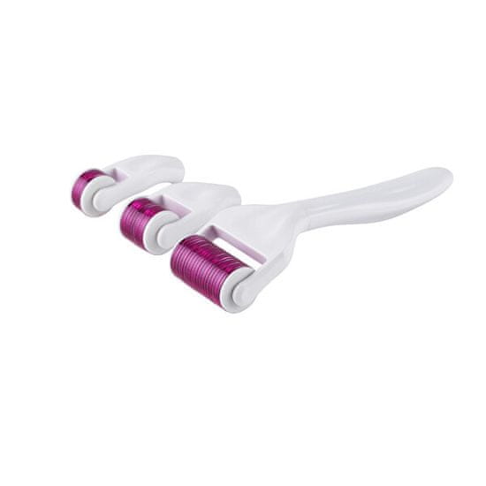 (White 4-in-1 Micro-needle Roller Set) nego obraza in telesa