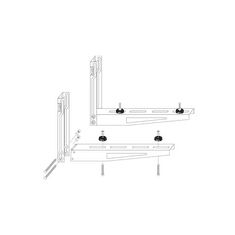 Niccons Konzola za klimo 600x400mm