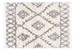 Chemex Preproga Aztec Boho Shaggy Z Resicami Dc55D Ejf Kremna Siva 60x100 cm