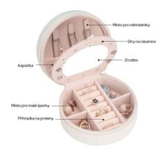 Bezdoteku Škatle za nakit Lily bela