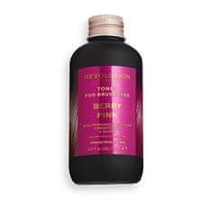 Barva las za rjavolaske Tones For Brunettes 150 ml (Odtenek Berry Pink)