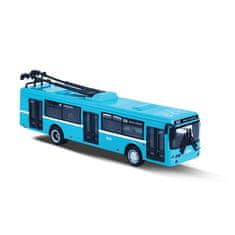 Rappa Kovinski trolejbus DPO Ostrava modre barve 16 cm