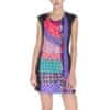 Desigual Obleka Woman Knitted Dress Short Sleeve M