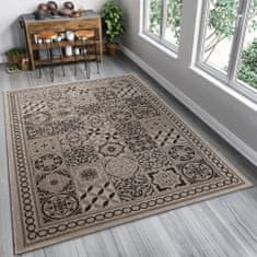 Chemex Preproga Vrvica Floorlux Modno Stilsko 20369 Srebrna Črna 60x110 cm