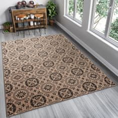 Chemex Preproga Vrvica Floorlux Modno Stilsko 20416 Rjava Črna 120x170 cm