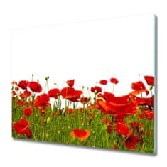 tulup.si Steklena podloga za rezanje Wildflowers mak 60x52 cm