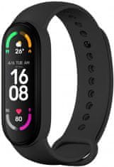 RhinoTech pašček za Xiaomi Mi Band 6, črn (RTACC054)