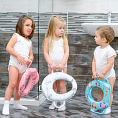 Lorelli Otroški nastawek za WC sedež z ročaji WINTER WHITE