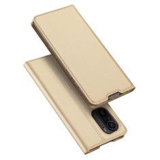 Dux Ducis Skin Pro knjižni usnjeni ovitek za Xiaomi Redmi K40 / Poco F3, zlato