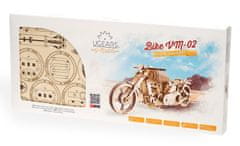 UGEARS 3D lesena mehanska sestavljanka VM-02 Motorno kolo (chopper)