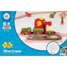 Bigjigs Rail Bigjigs Železniški dinozavrski žerjav