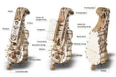 UGEARS 3D lesena mehanska sestavljanka Niner (Hurdy-Gurdy)