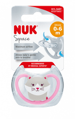 Nuk dude Space girl V1 (0-6 mesecev) 1 kos