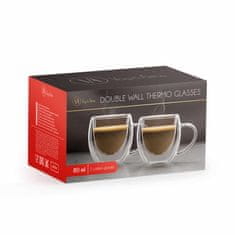 Vog&Arths Set 2 skodelic za esspresso z dvojno steno - 80 ml - 2 kos / škatla