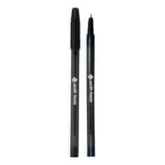 Astra ZENITH Handy, kroglično pero 0,7 mm, črno s pokrovčkom, 8 kosov, 201318012